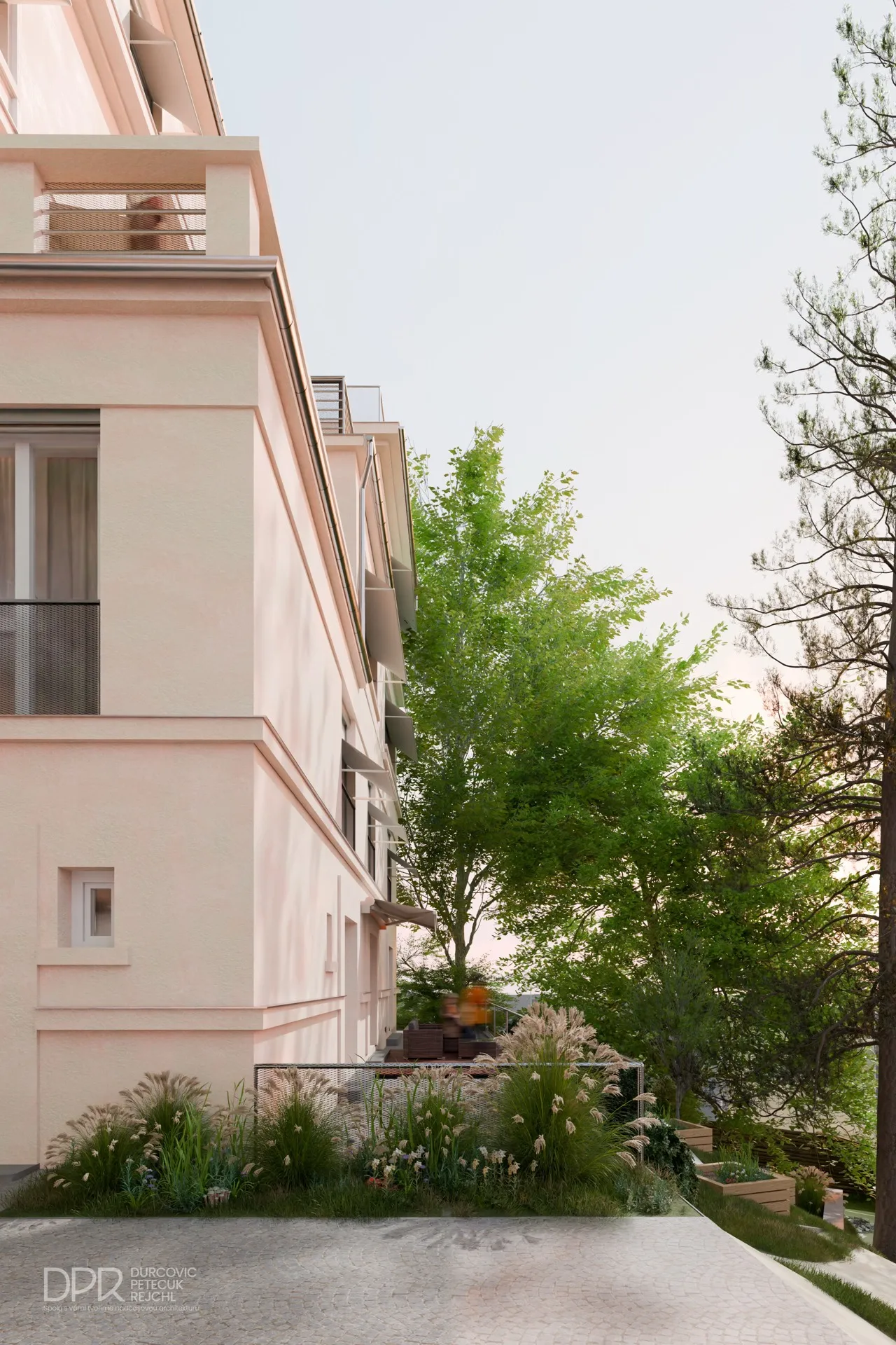 Vila Emily – společná zahrada vily